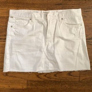 Citizens of Humanity vintage jean mini skirt sz 30